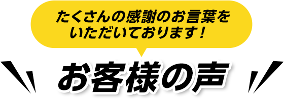 お客様の声